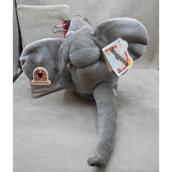 1984 Snuggables Cheesy the Mouse Plush w/Tags Heartline Vintage Rare - Picture 5 of 7